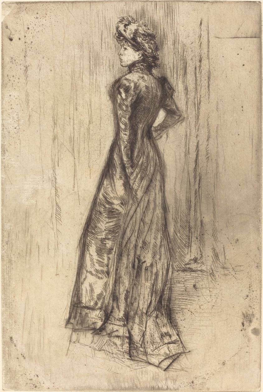 Maud, Staand door James Abbott McNeill Whistler