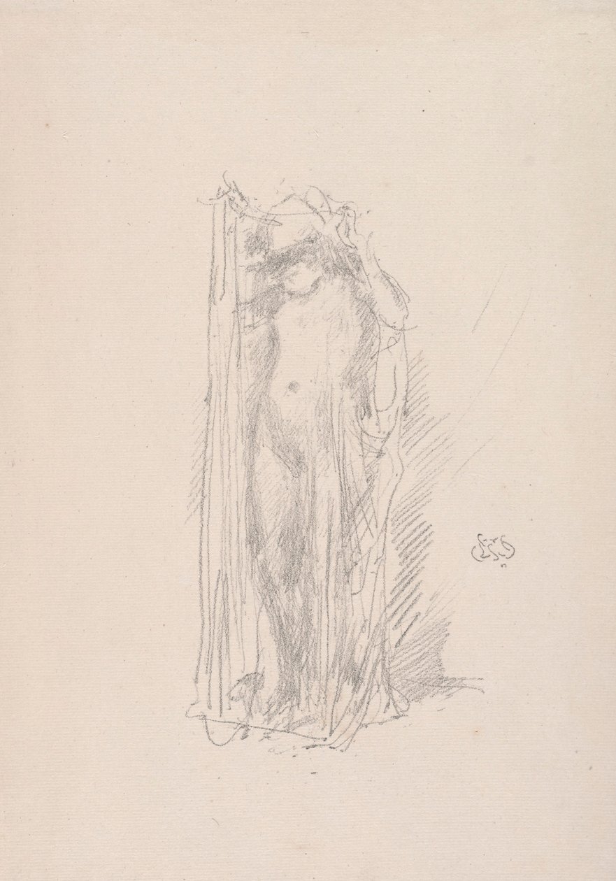 Model Draperen door James McNeill Whistler