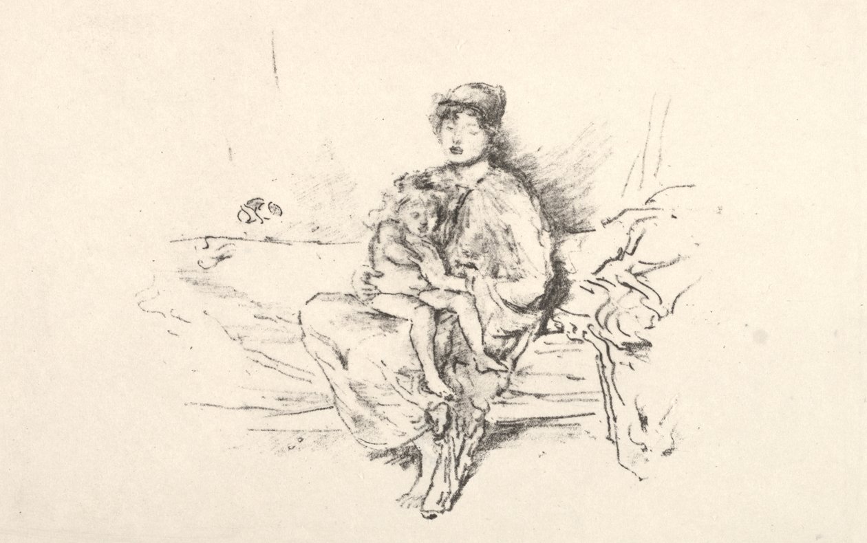 Moeder en kind, nr. 2 door James McNeill Whistler