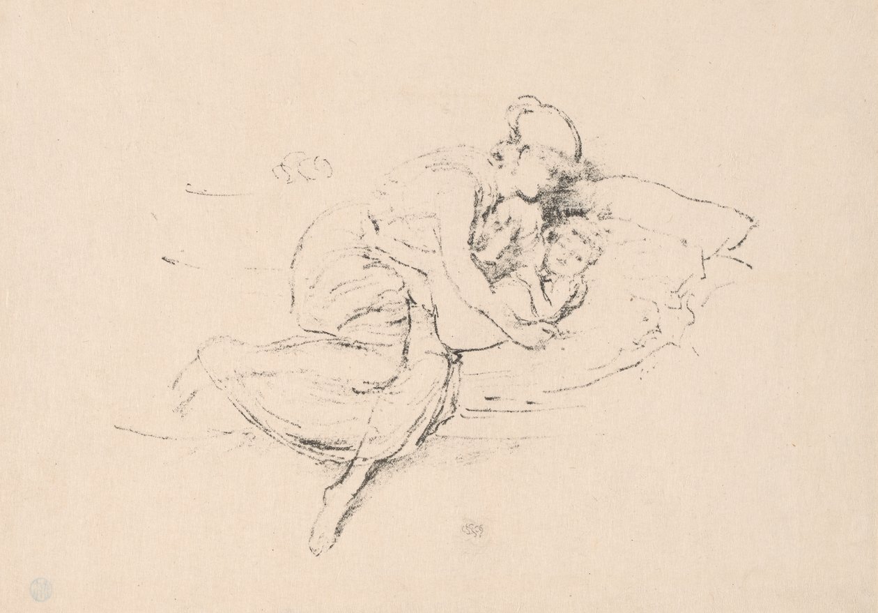 Moeder en kind, nr. 3 door James McNeill Whistler