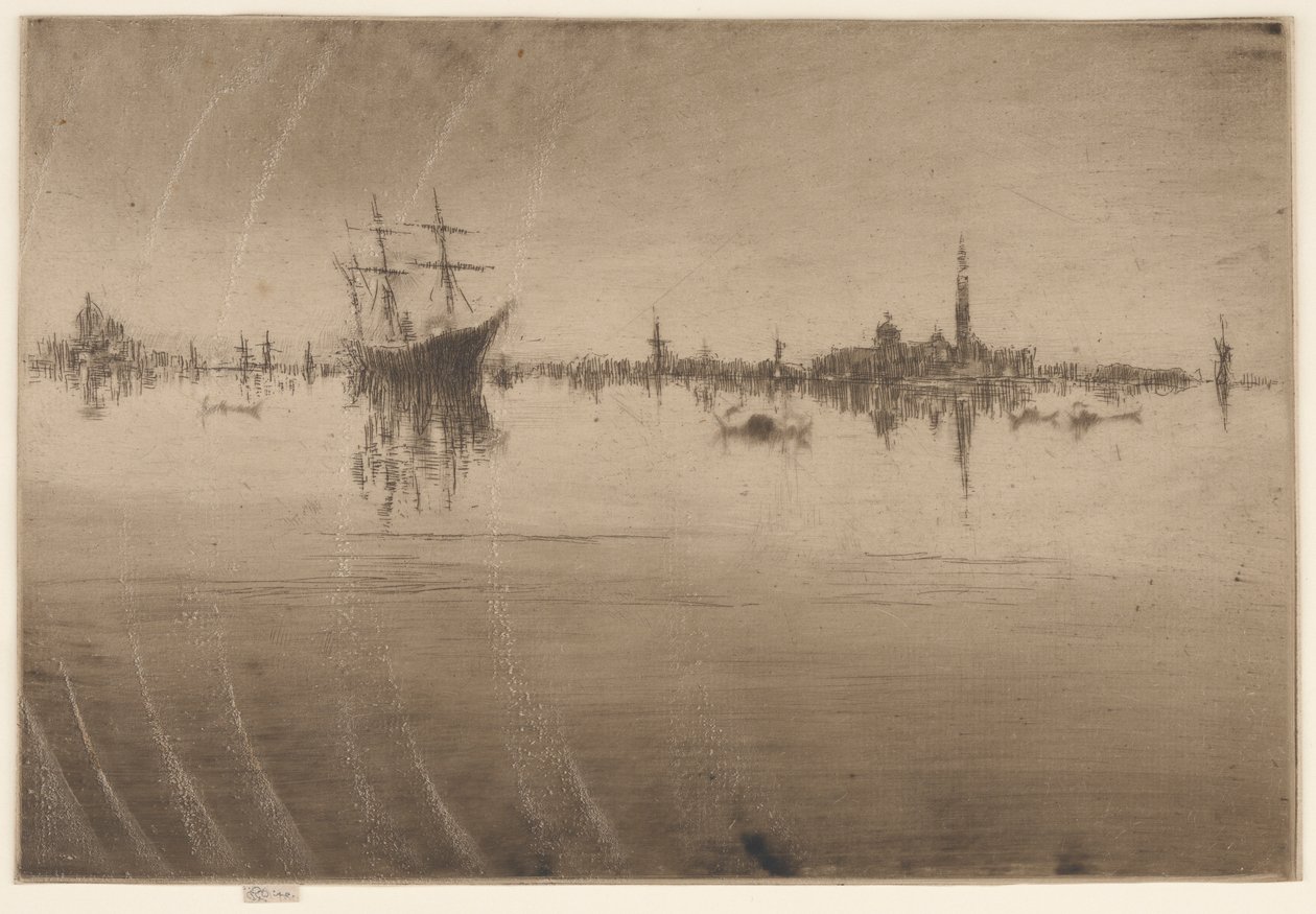Nocturne door James Abbott McNeill Whistler