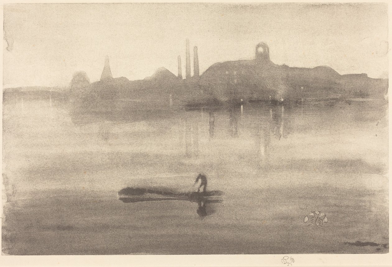 Nocturne door James McNeill Whistler