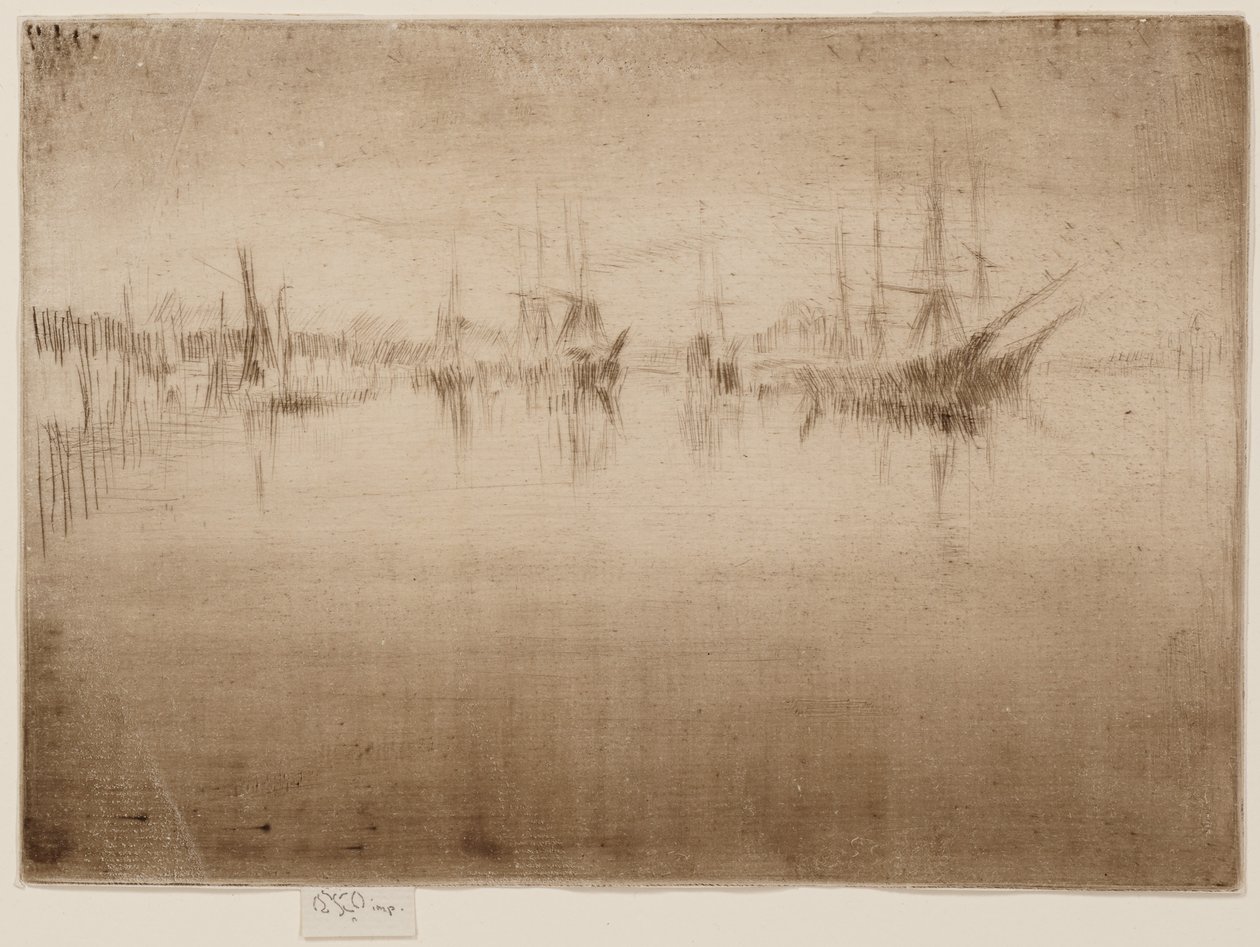 Nocturne: Verzending door James McNeill Whistler