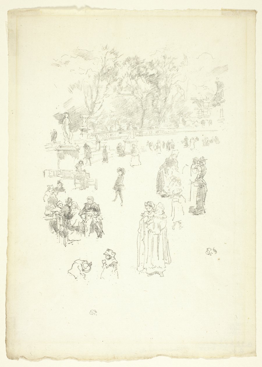 Kindermeisjes: "Les Bonnes du Luxembourg" door James Abbott McNeill Whistler