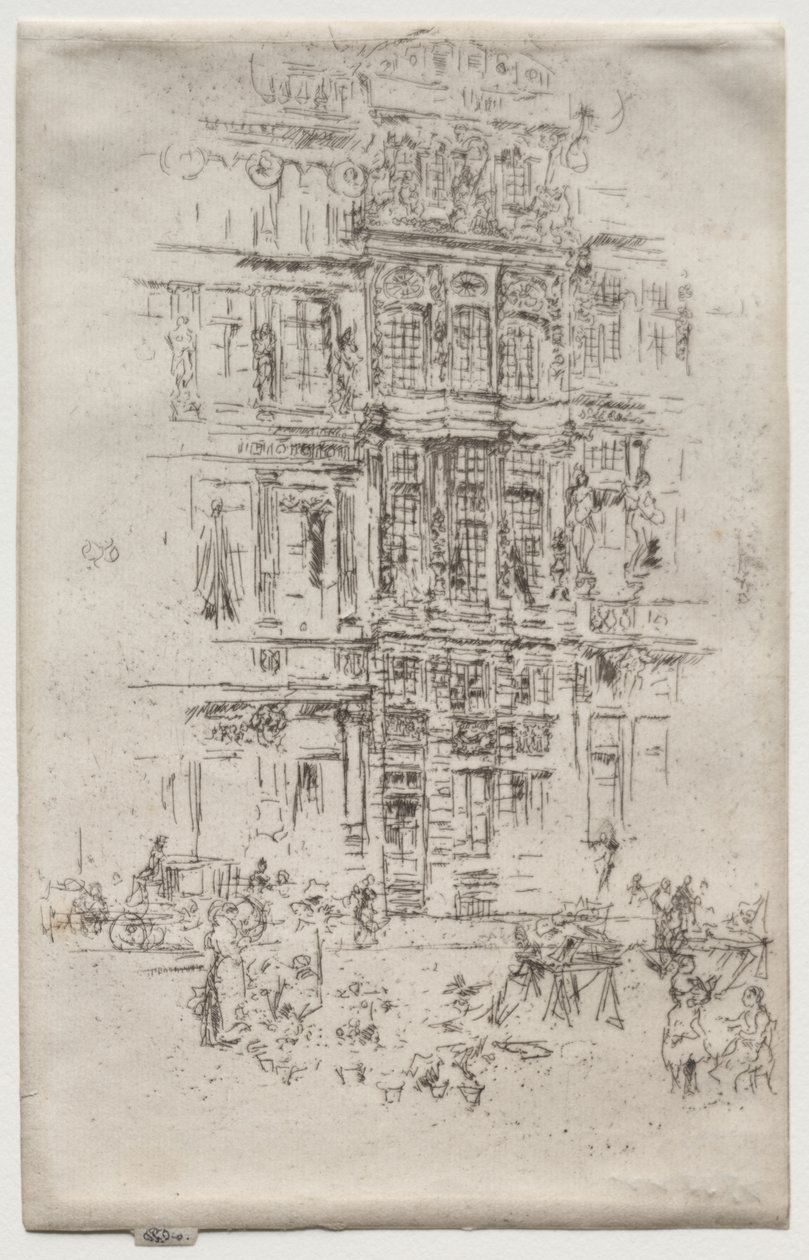 Paleizen, Brussel door James McNeill Whistler