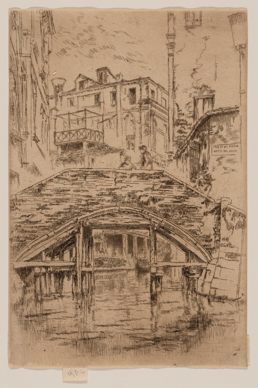 Ponte del Piovan door James Abbott McNeill Whistler