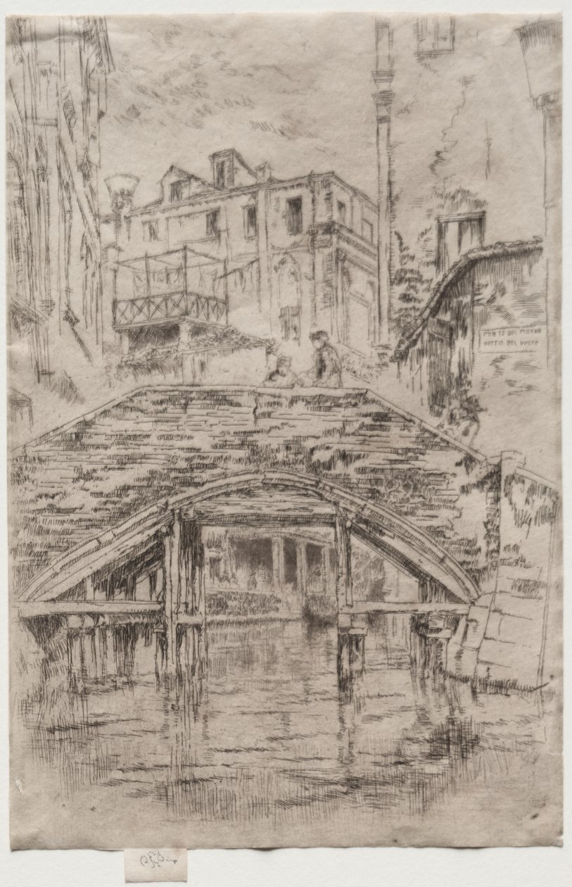 Piovan-brug door James McNeill Whistler