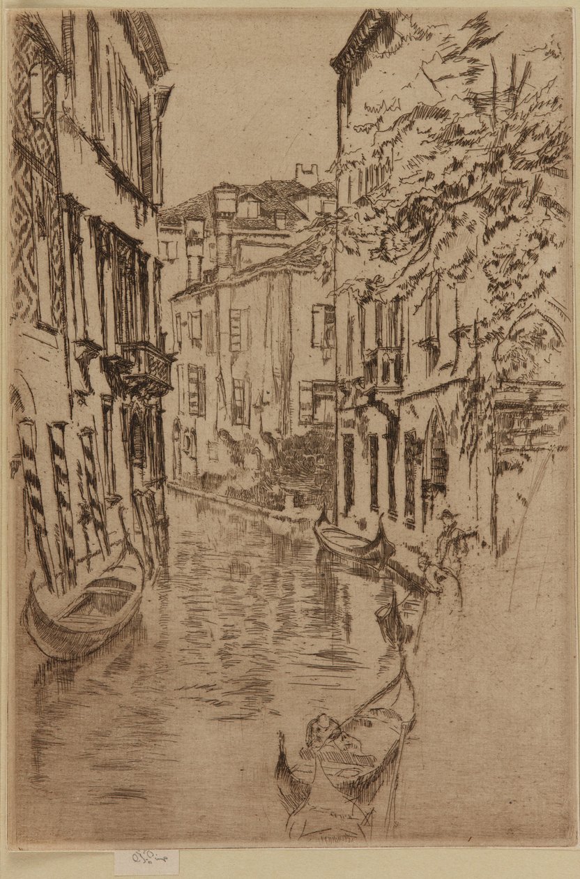 Rustig Kanaal door James Abbott McNeill Whistler