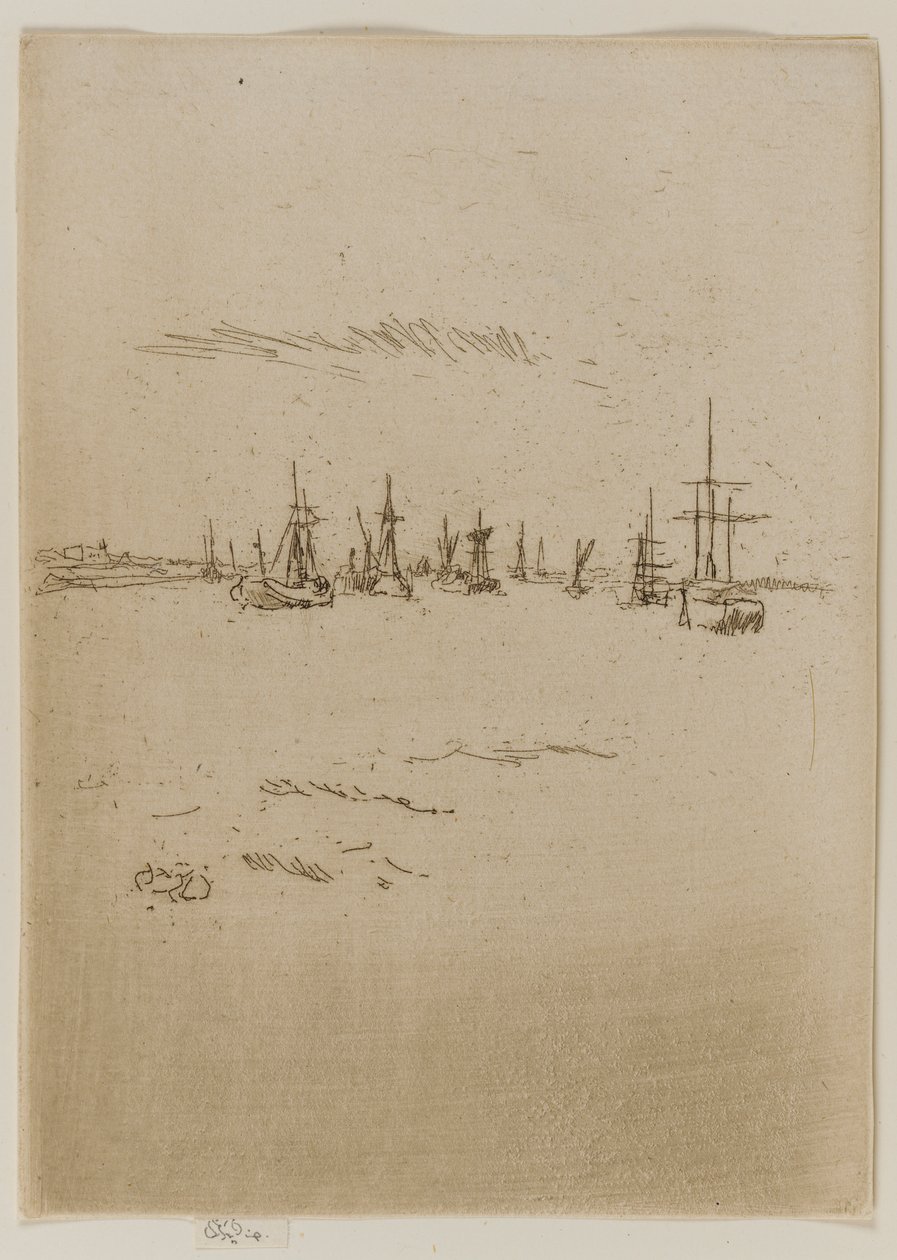 Terugkeer naar Tilbury door James Abbott McNeill Whistler