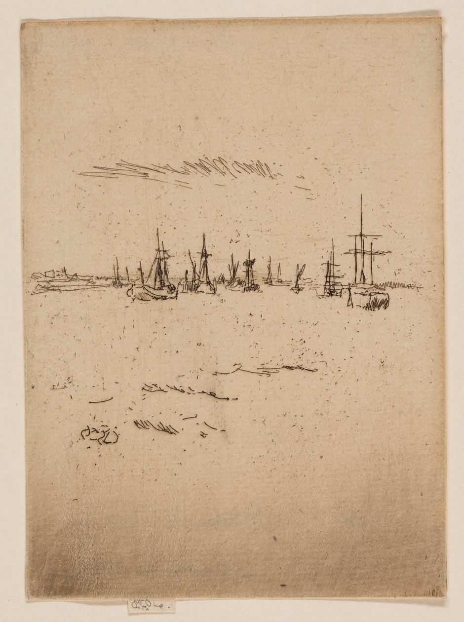 Terugkeer naar Tilbury door James Abbott McNeill Whistler