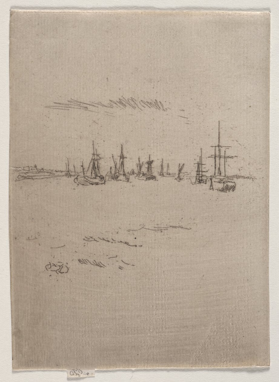 Terug naar Tilbury door James McNeill Whistler