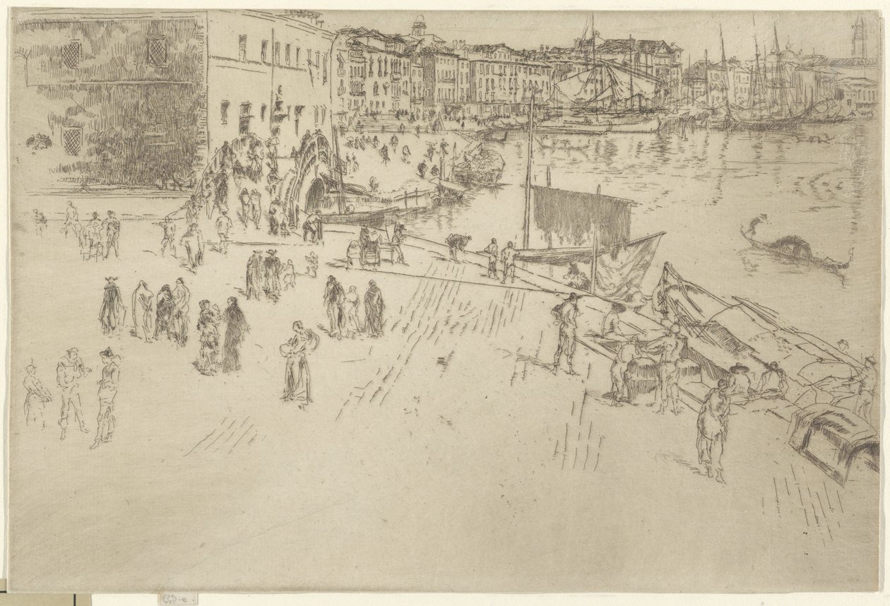 Riva, nr. 1 door James Abbott McNeill Whistler