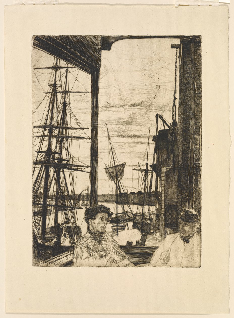Rotherhithe door James Abbott McNeill Whistler
