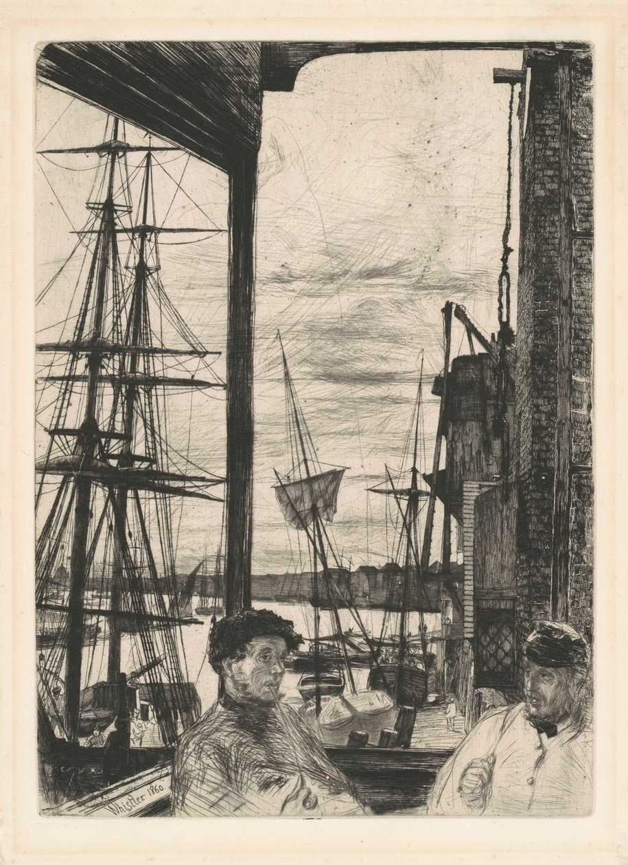 Rotherhithe door James Abbott McNeill Whistler