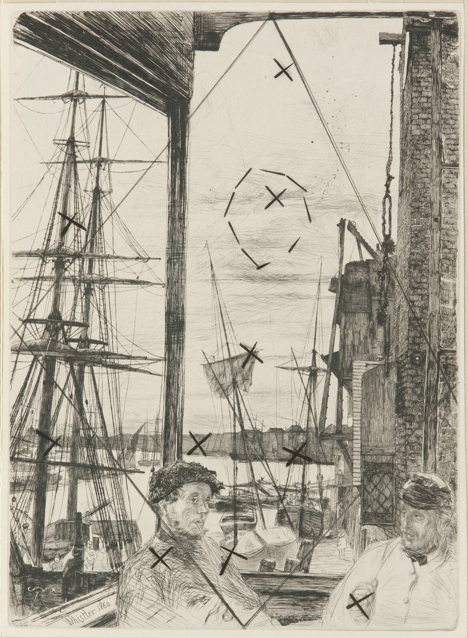 Rotherhithe door James Abbott McNeill Whistler