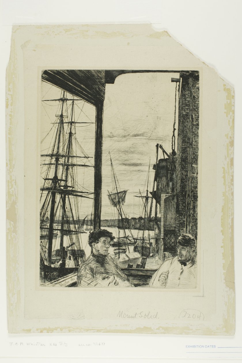 Rotherhithe door James Abbott McNeill Whistler