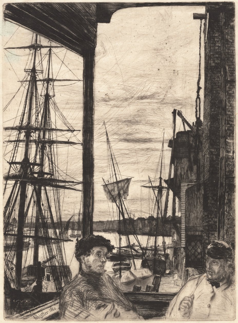 Rotherhithe door James McNeill Whistler