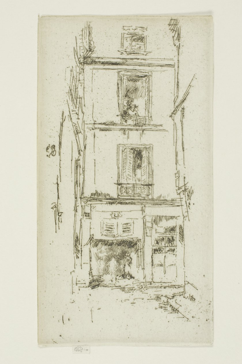 Rue des Bons Enfants, Tours door James McNeill Whistler