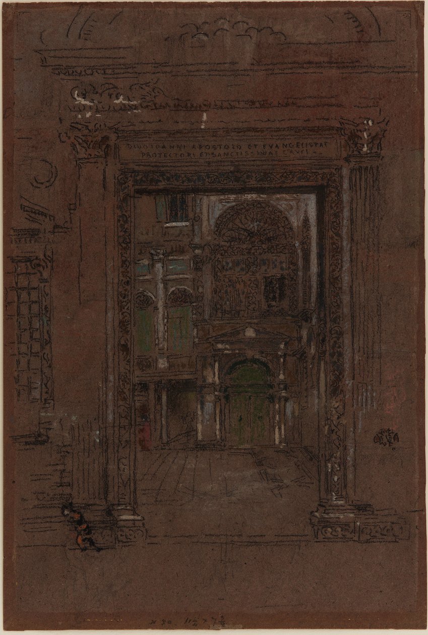 San Giovanni Apostolo et Evangelistae door James Abbott McNeill Whistler