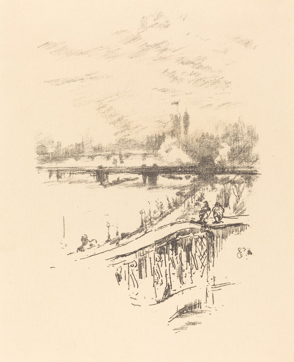 Savoy duiven door James Abbott McNeill Whistler