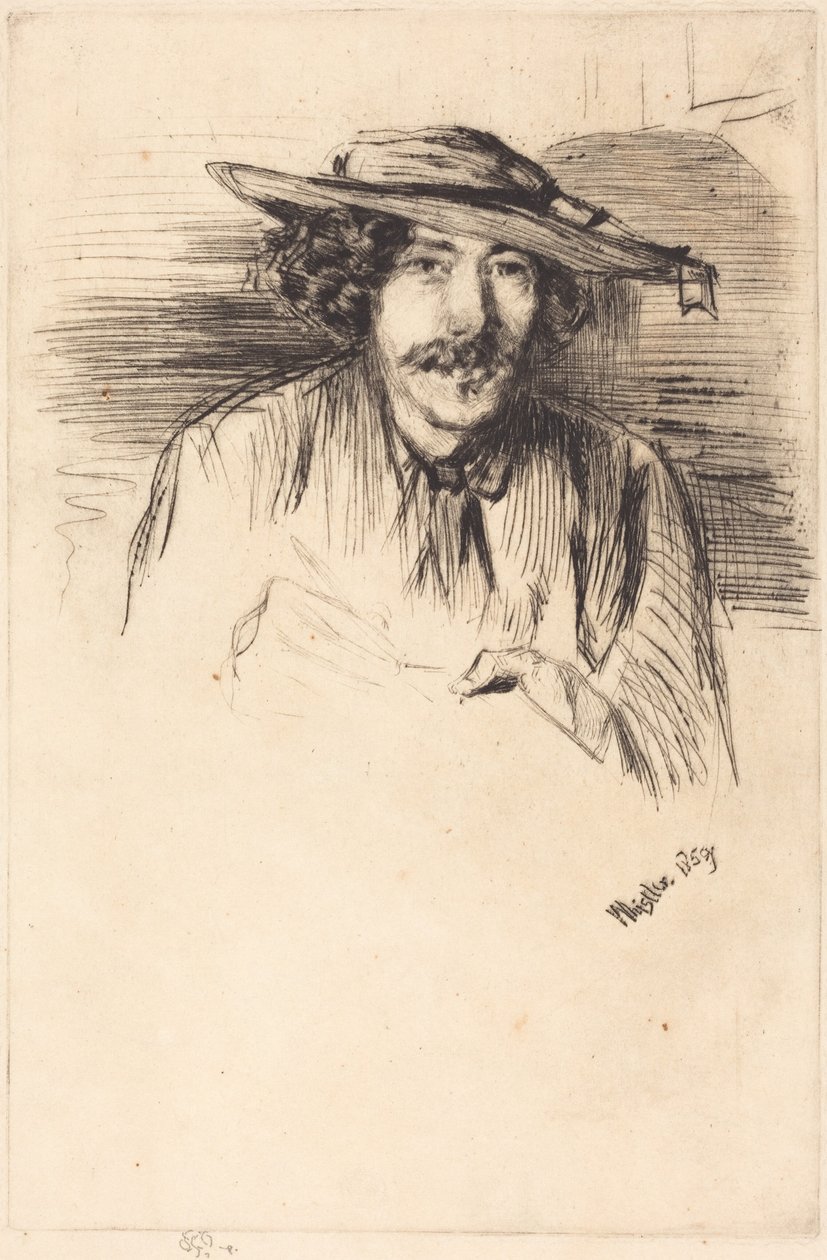 Zelfportret door James McNeill Whistler