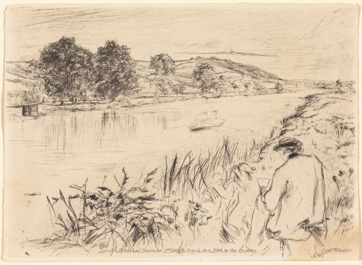 Schets, nr. 1 door James McNeill Whistler