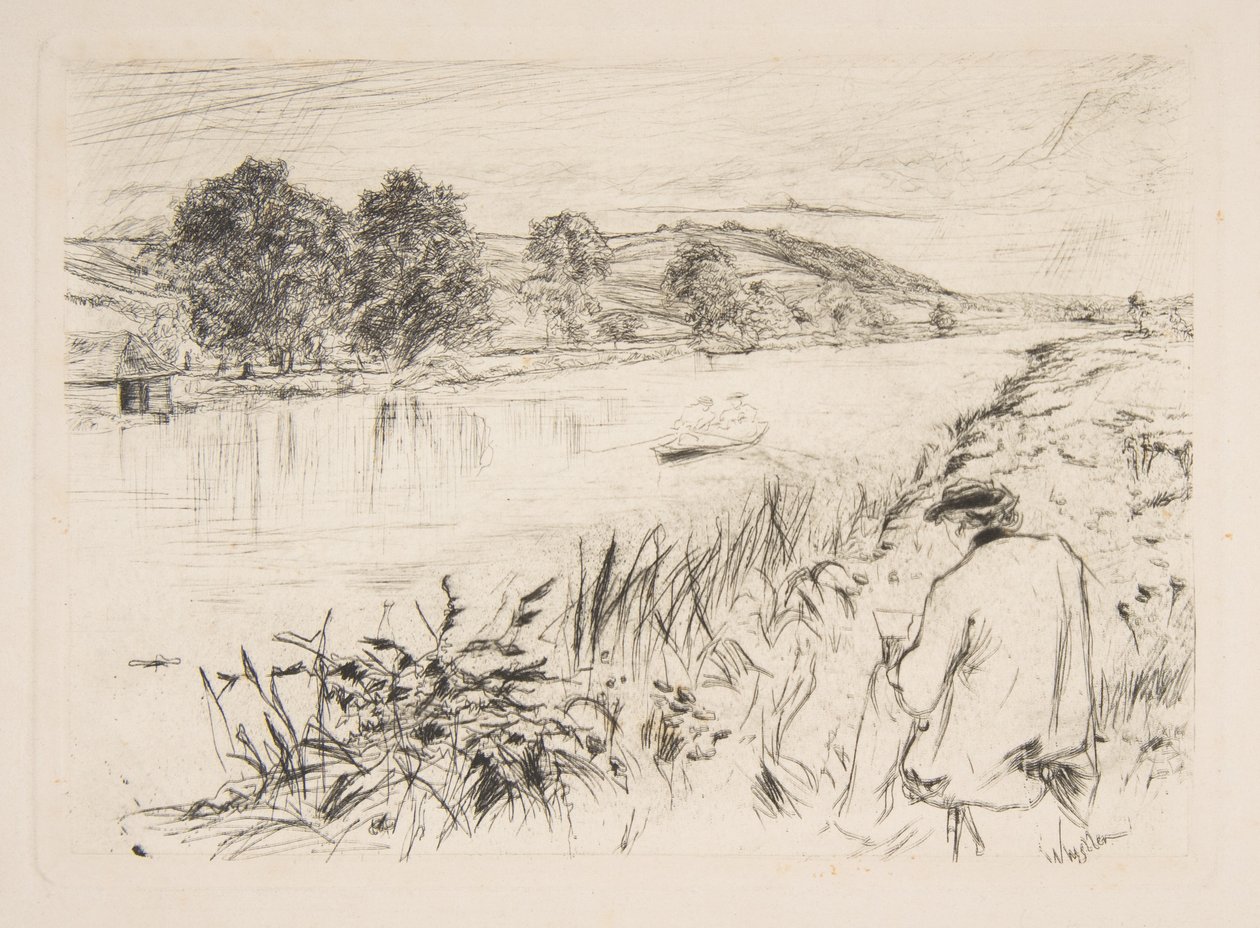 Schets nr. 1 door James McNeill Whistler
