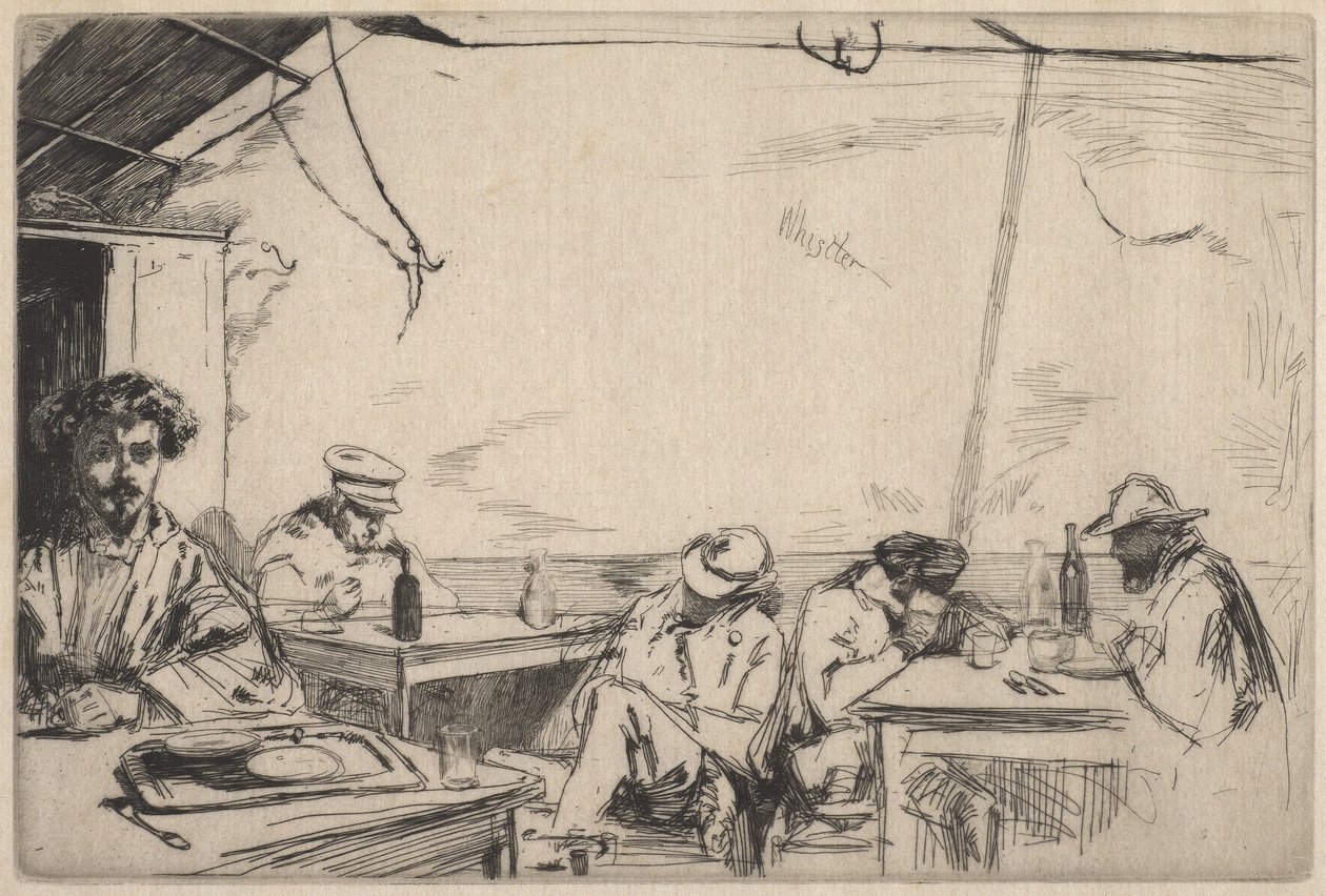 Soep voor drie sous door James McNeill Whistler