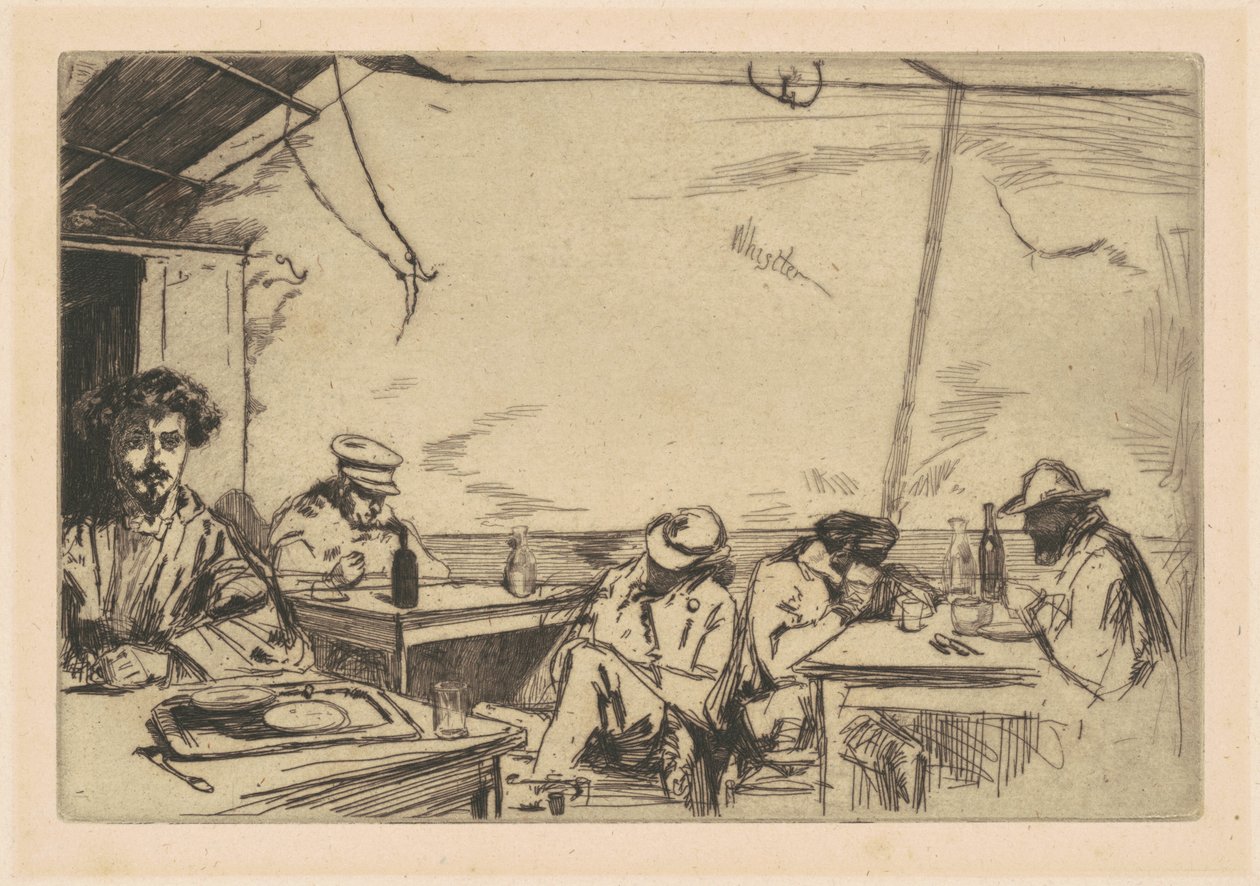 Soep voor drie sous door James McNeill Whistler