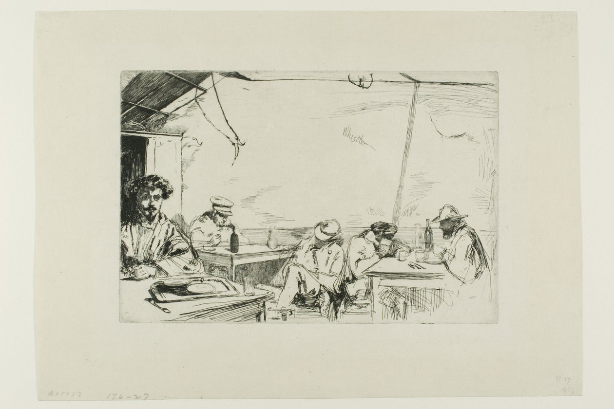 Soep voor drie sous door James McNeill Whistler