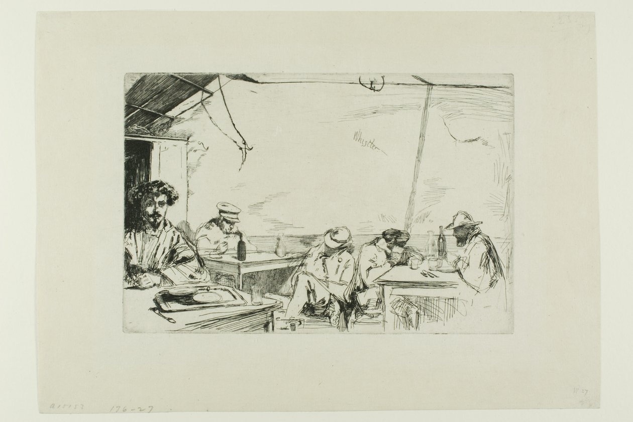 Soep voor drie sous door James Abbott McNeill Whistler