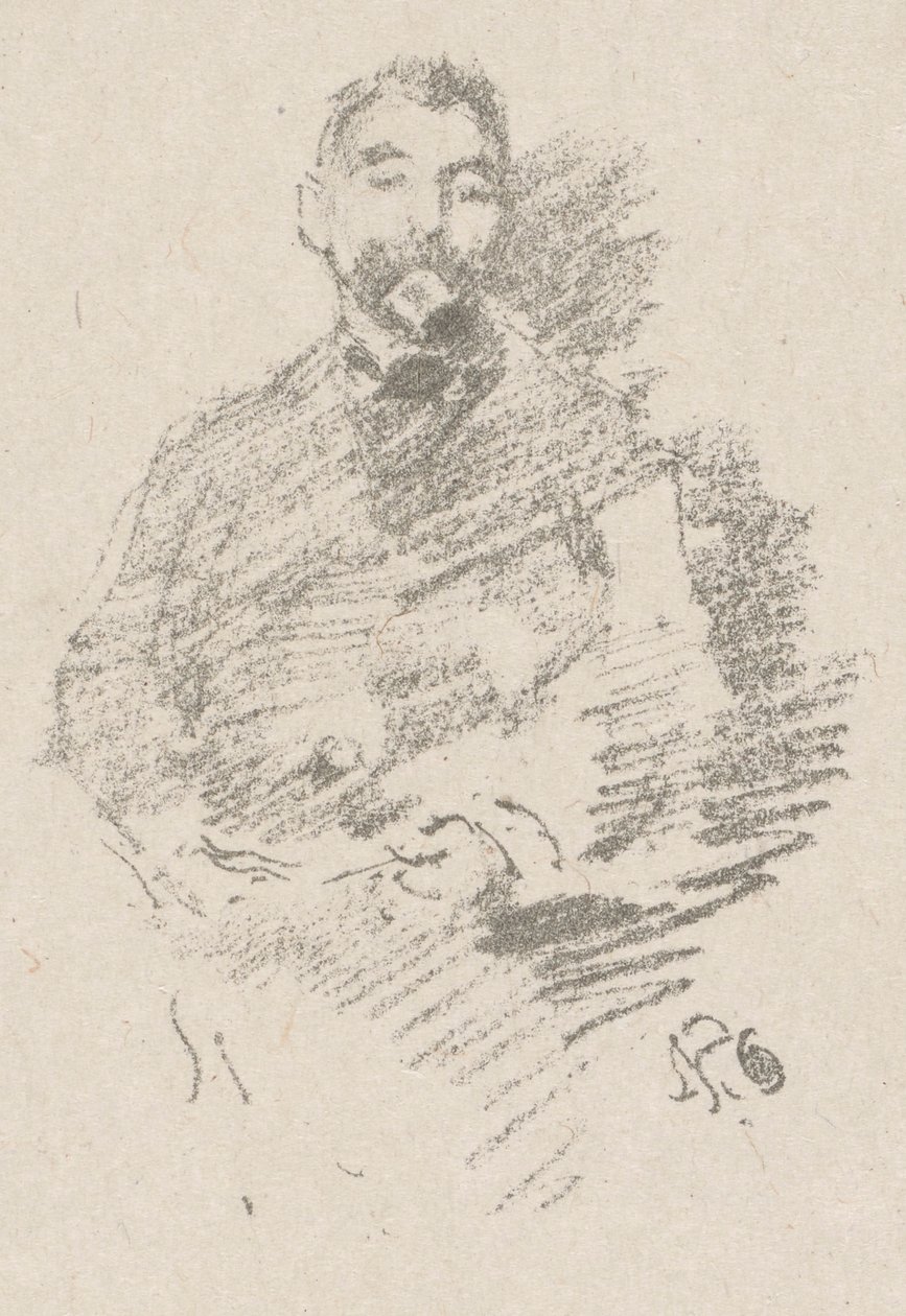 Stéphane Mallarmé door James McNeill Whistler