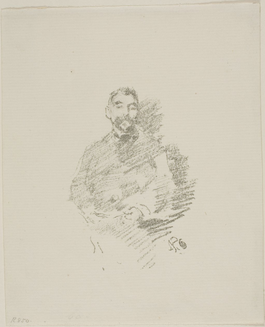 Stéphane Mallarmé door James Abbott McNeill Whistler