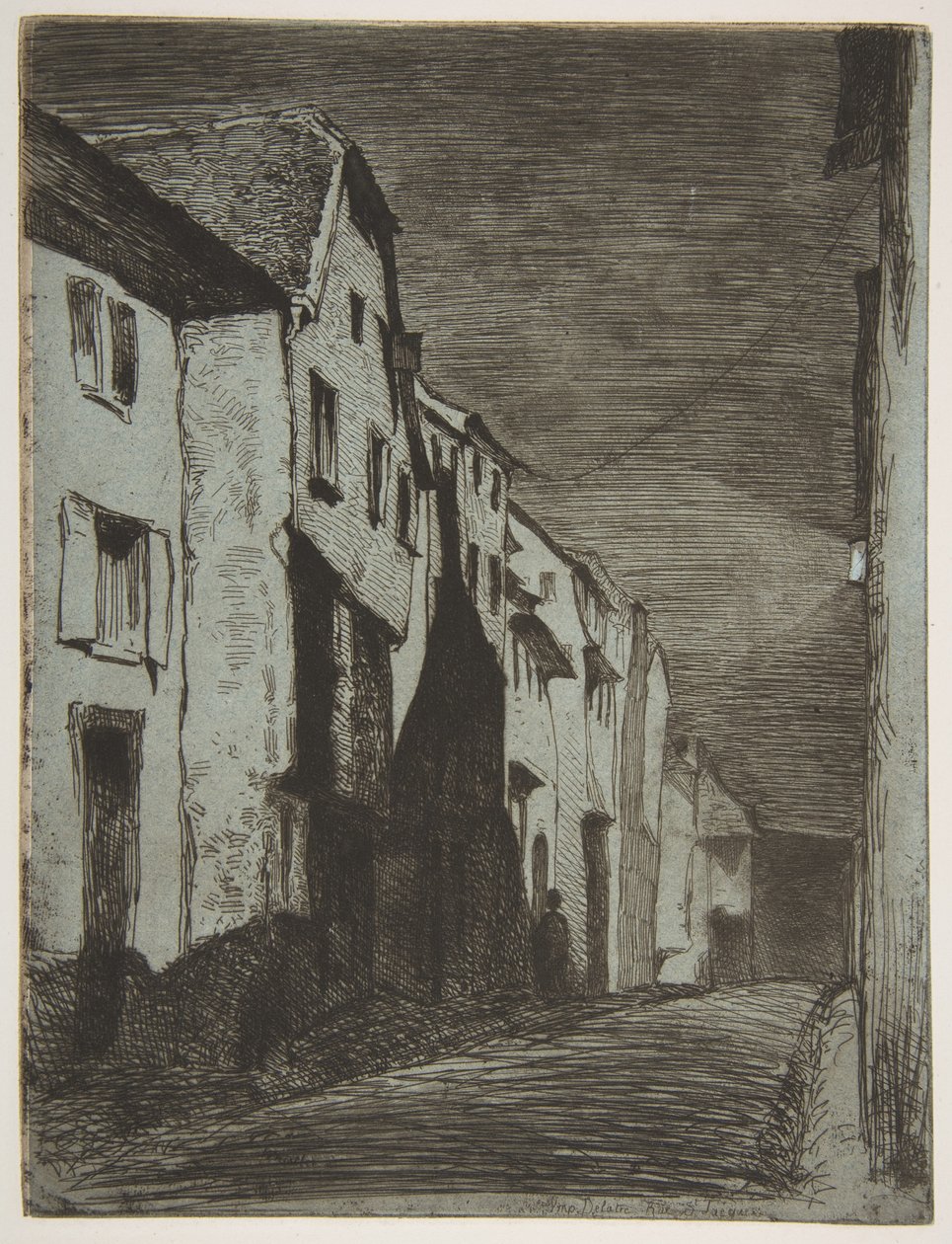 Street in Saverne door James McNeill Whistler