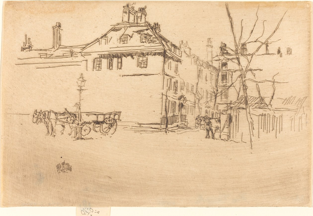 Tempel door James Abbott McNeill Whistler