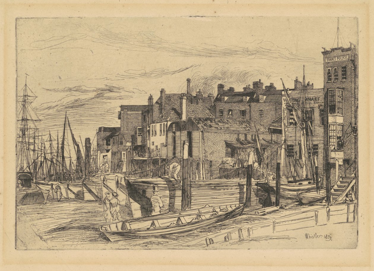 Theemspolitie door James McNeill Whistler