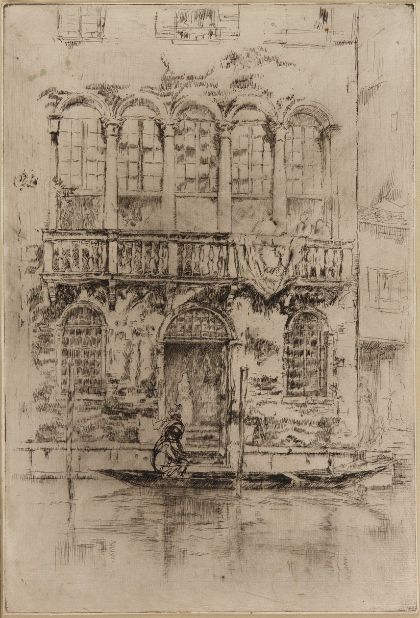 Het Balkon door James Abbott McNeill Whistler