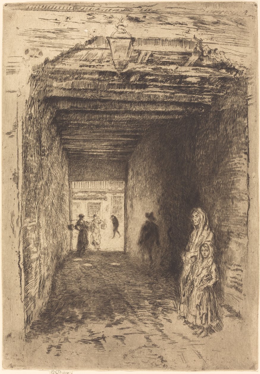 De bedelaars door James Abbott McNeill Whistler