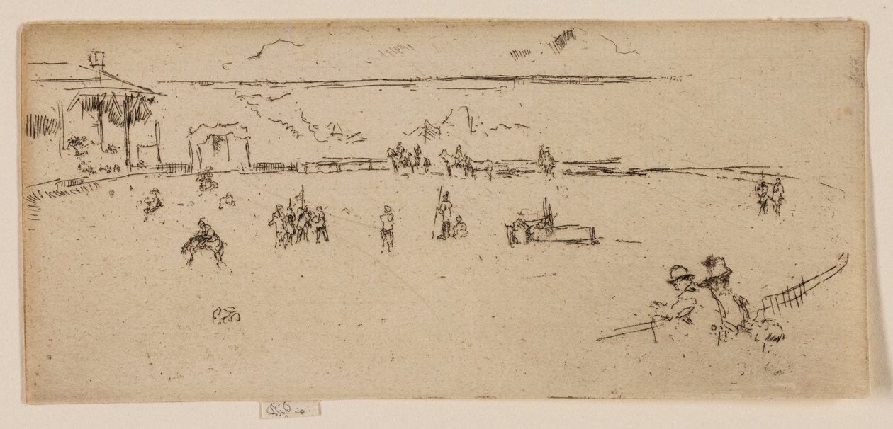 Het bokkende paard, Wilde Westen door James Abbott McNeill Whistler
