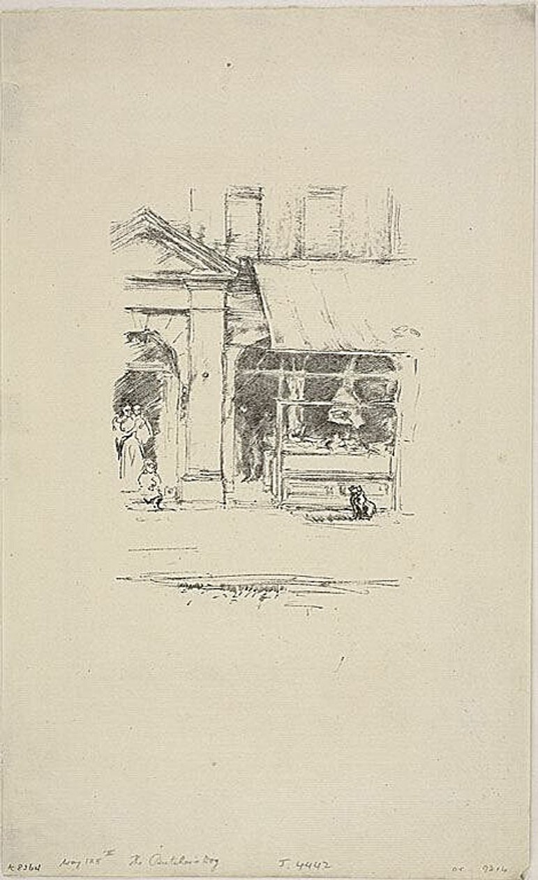 De hond van de slager door James McNeill Whistler