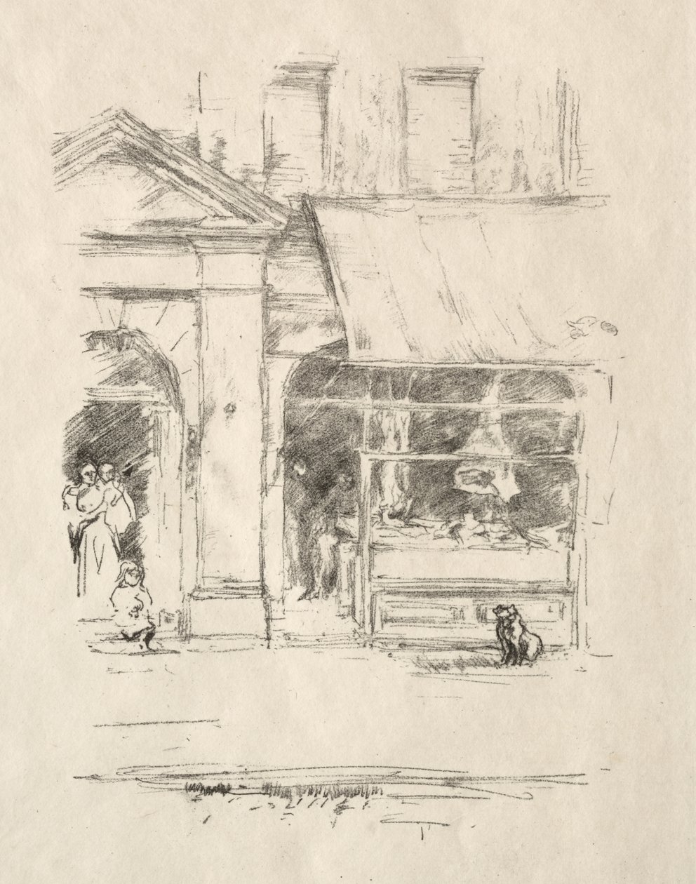 De hond van de slager door James McNeill Whistler