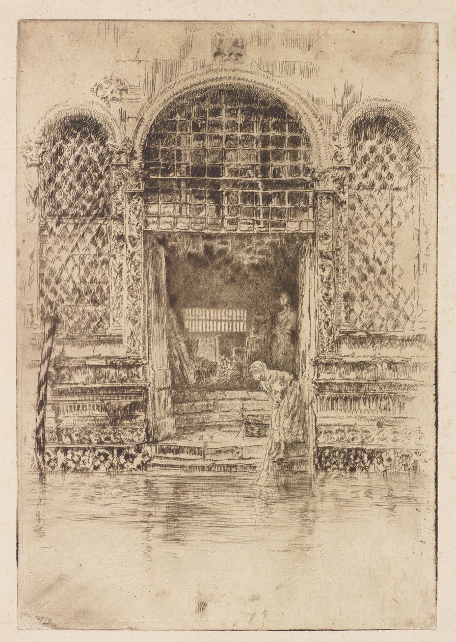 De Deur door James Abbott McNeill Whistler