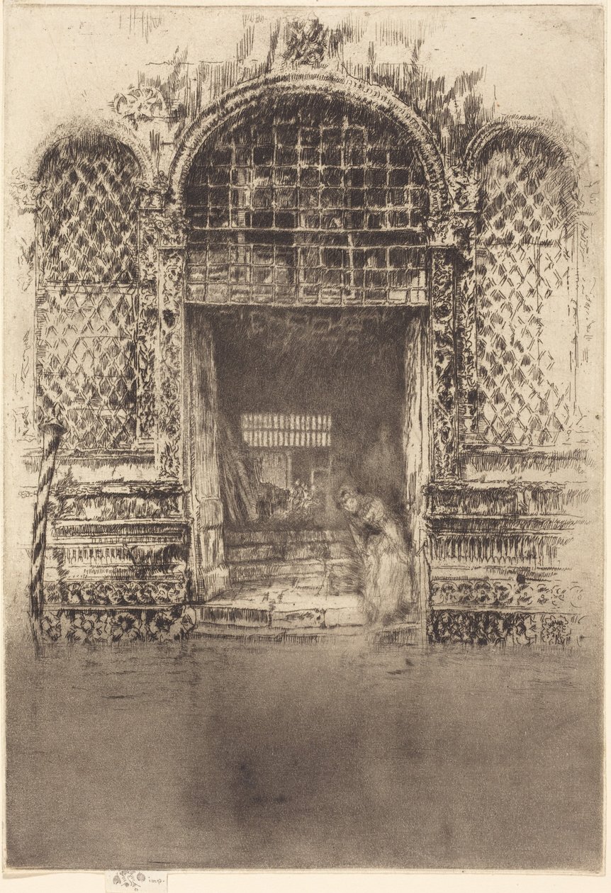 De deuropening door James McNeill Whistler