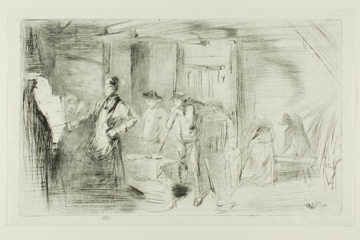 De smidse door James Abbott McNeill Whistler