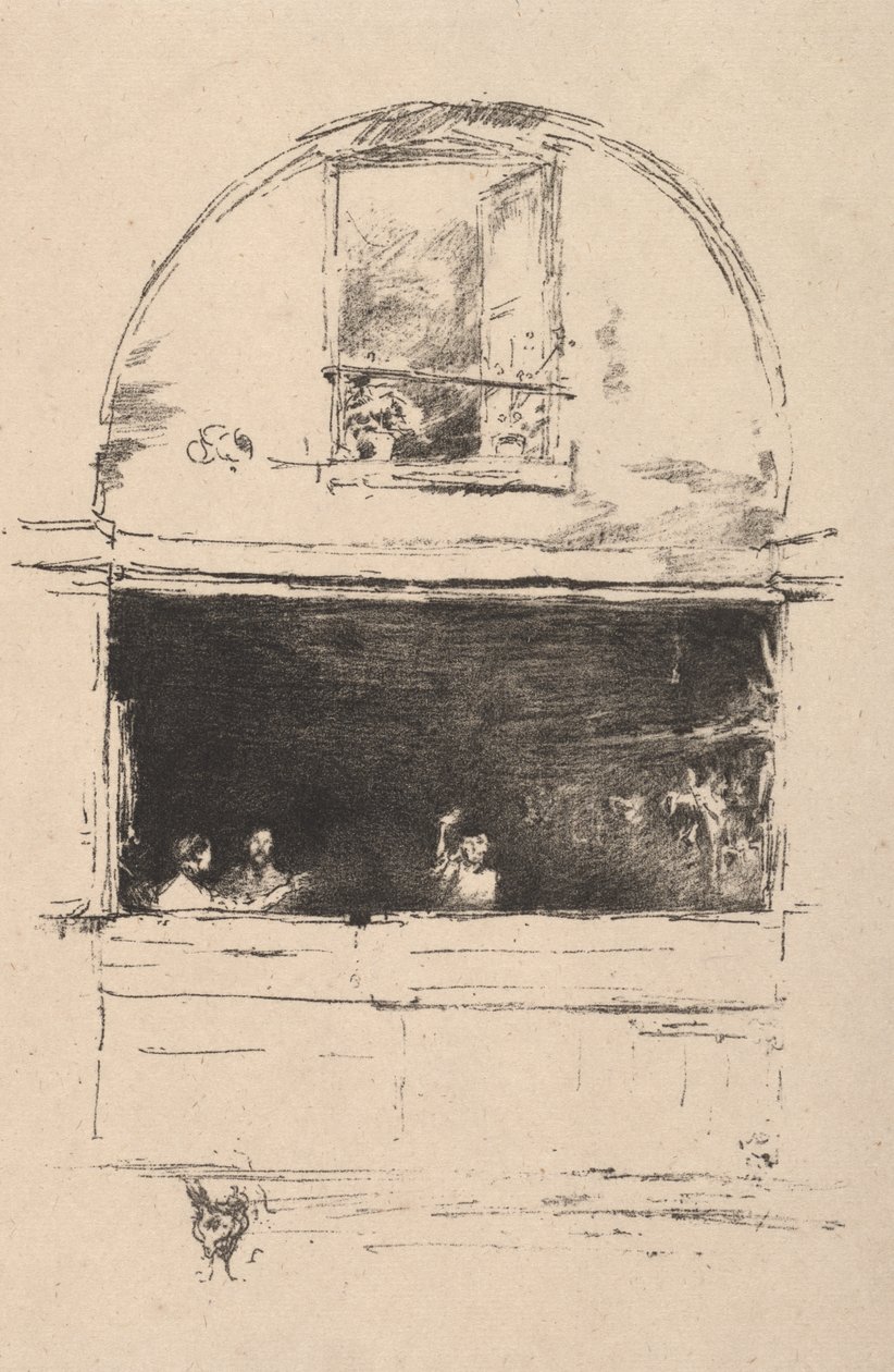 The Forge, Passage du Dragon door James McNeill Whistler
