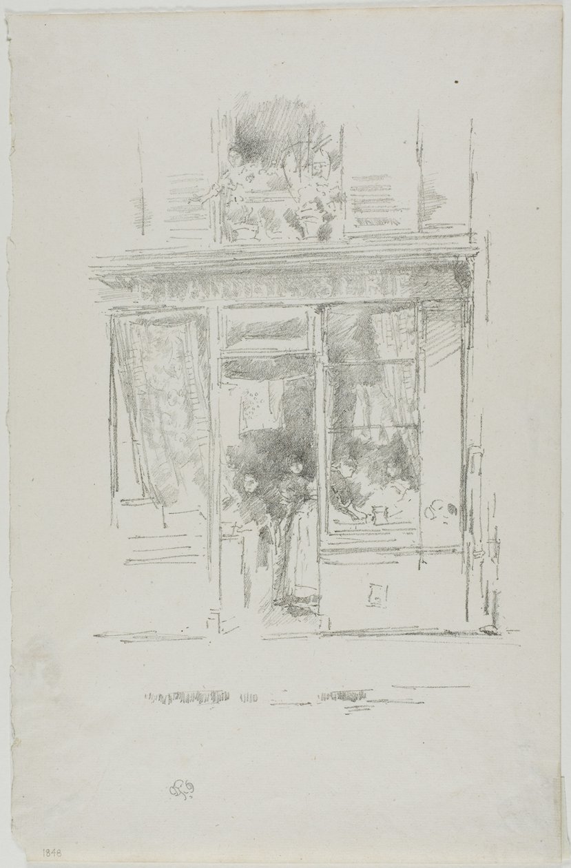 De Wasvrouw: "La Blanchisseuse de la place Dauphine" door James Abbott McNeill Whistler