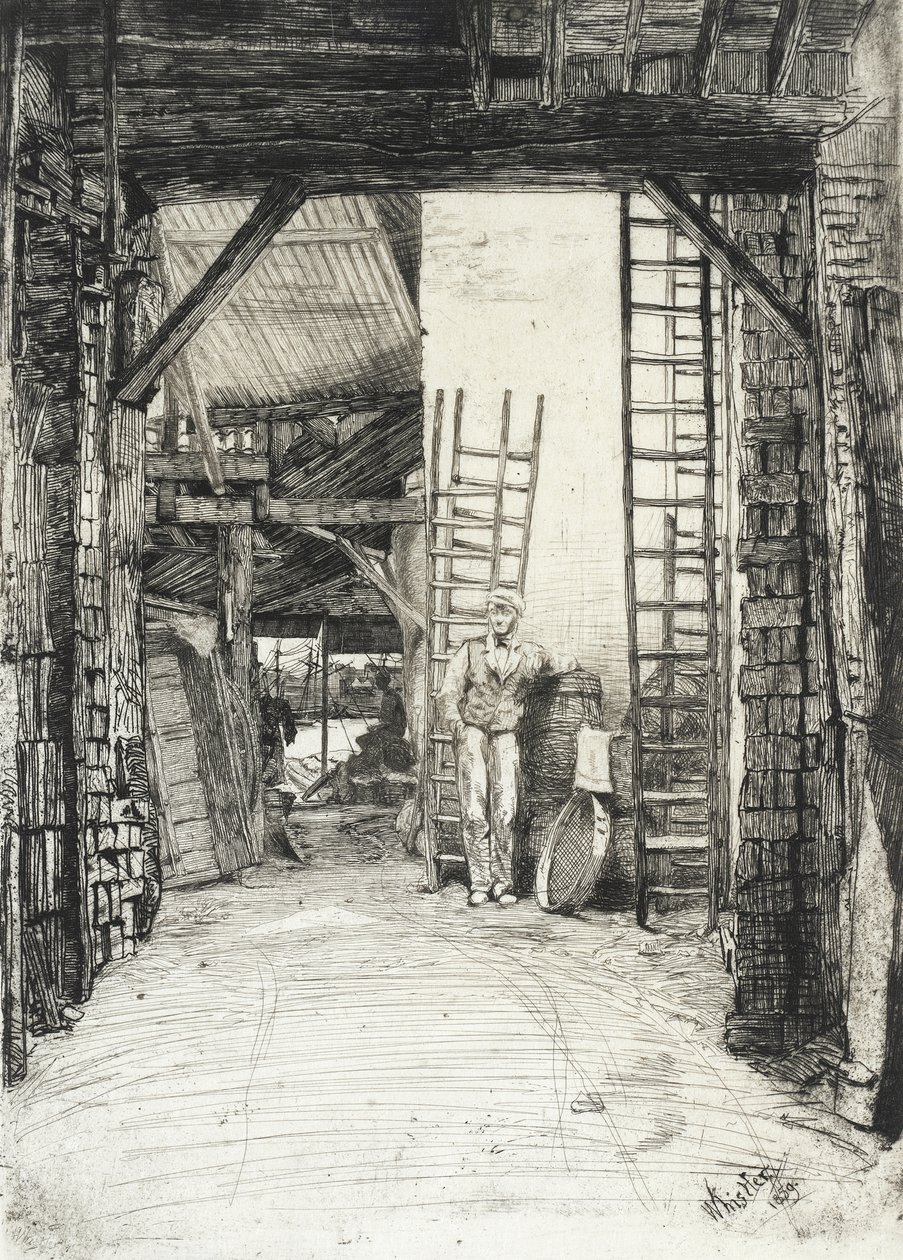 De kalkbrander door James McNeill Whistler