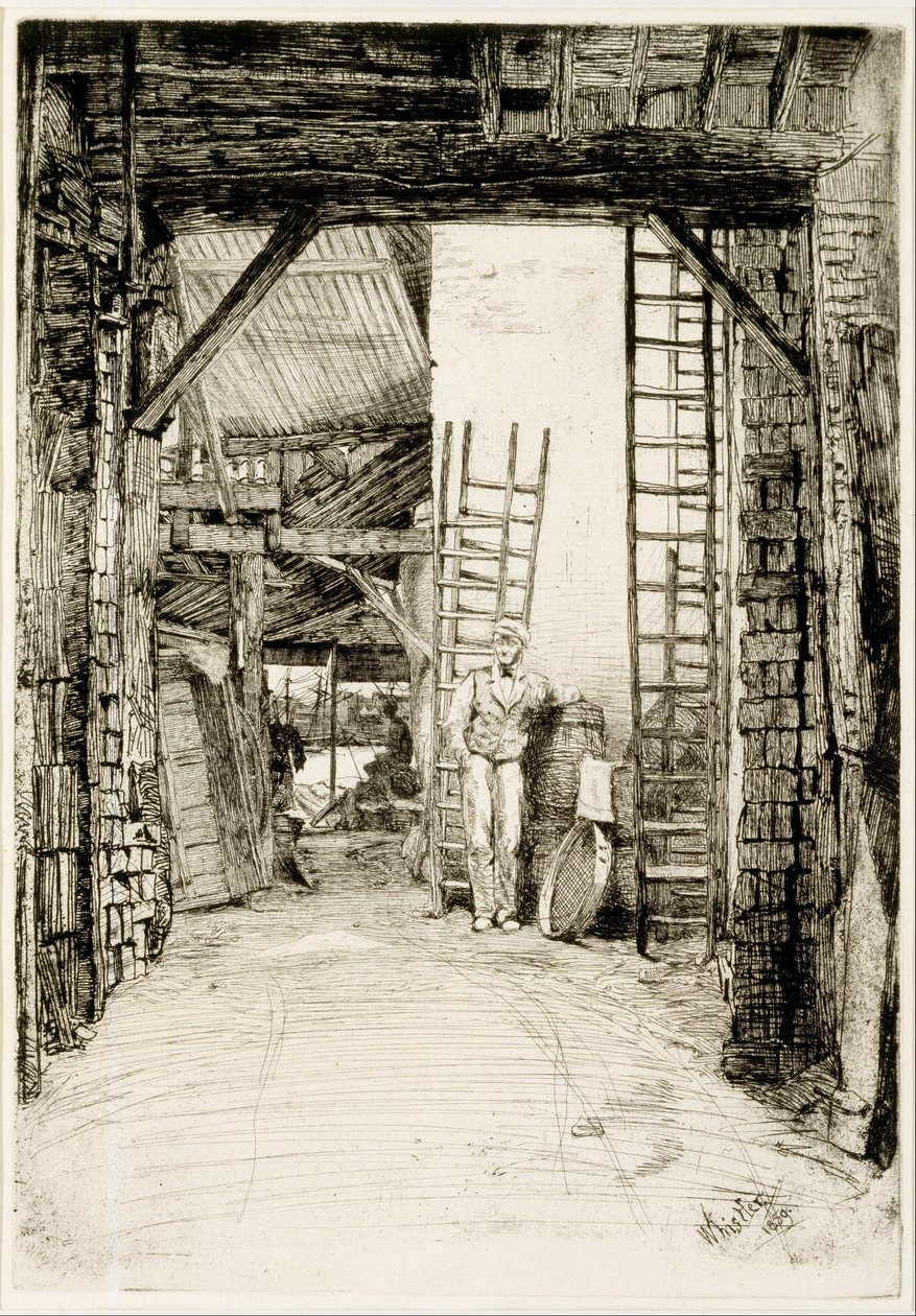 De kalkbrander door James McNeill Whistler