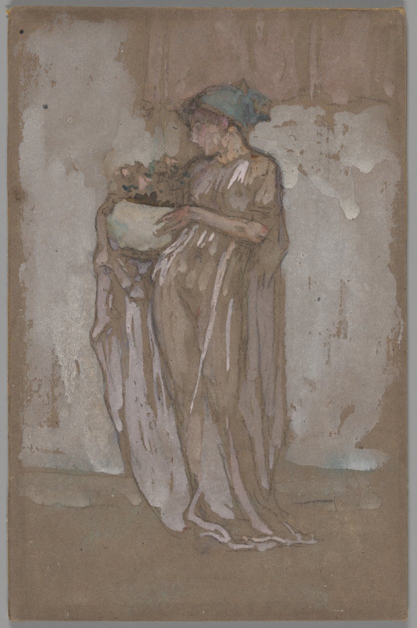 Het Kleine Blauwe Petje door James Abbott McNeill Whistler
