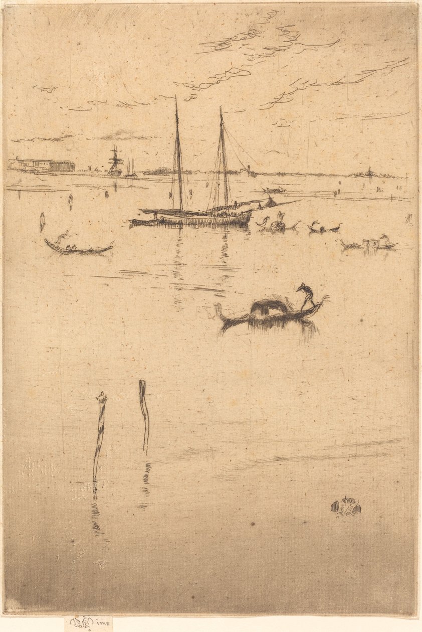 De Kleine Lagune door James Abbott McNeill Whistler